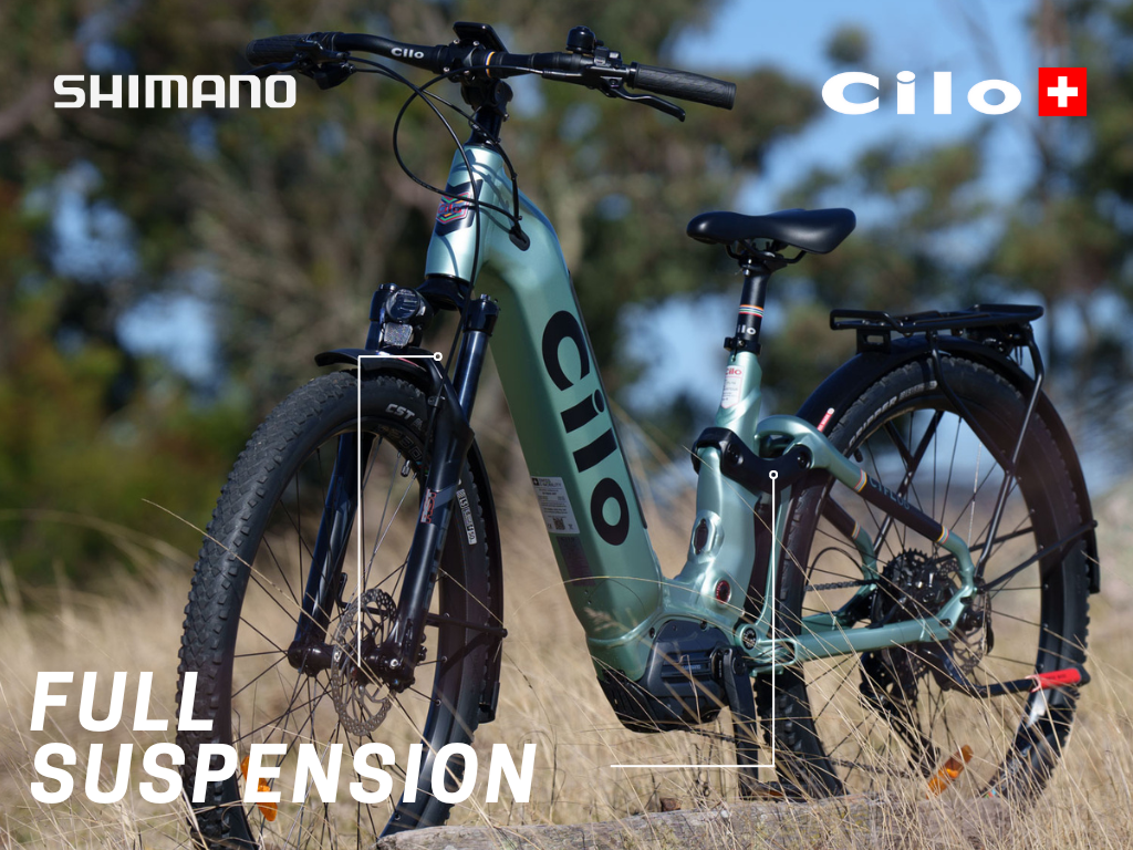 Cilo RIVERTOUR CTFL°06 Full-Suspension Step-Through eBike